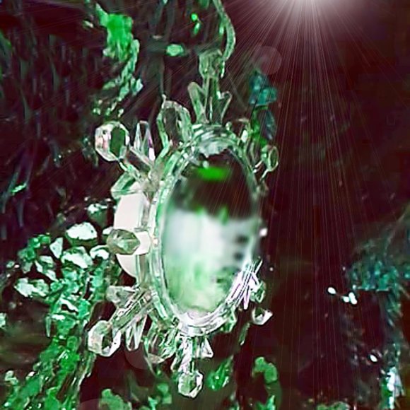 Aaron Judge New York Yankees Snowflake Blinking Holiday Christmas Tree Ornament - Picture 3 of 5